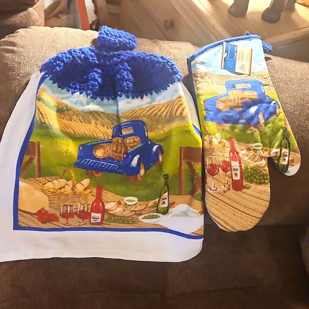 Rochet topper dish towels 2 pc set